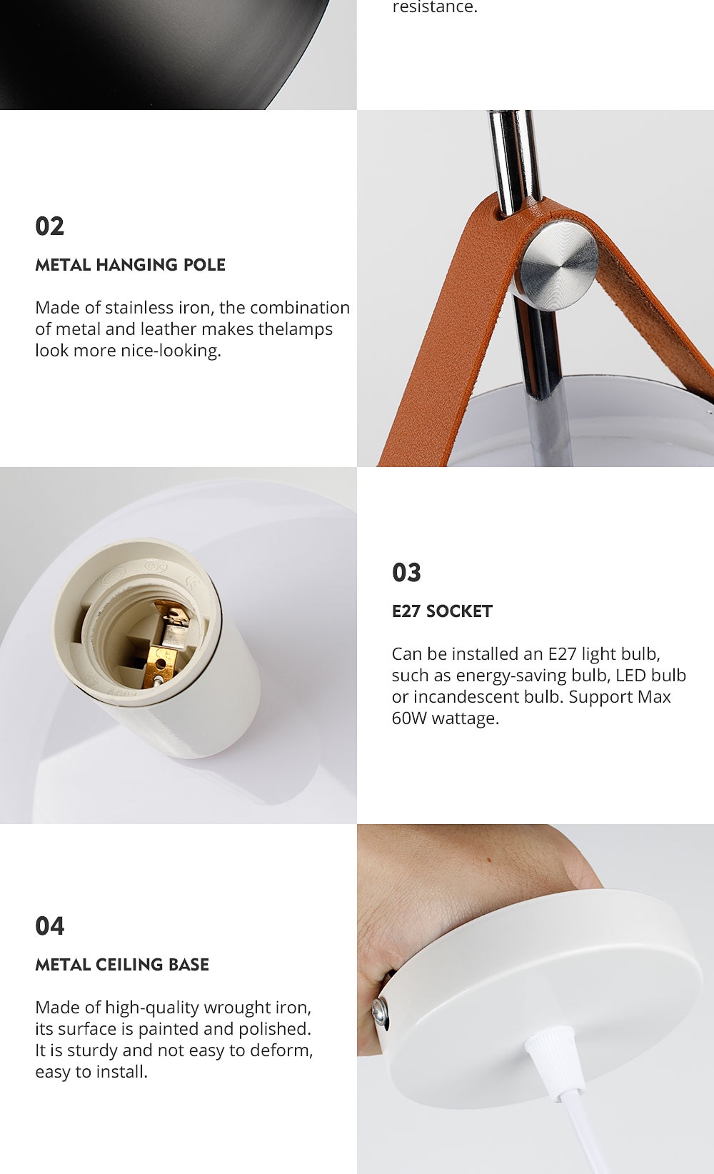 Nordic Style LED Pendant Lighting