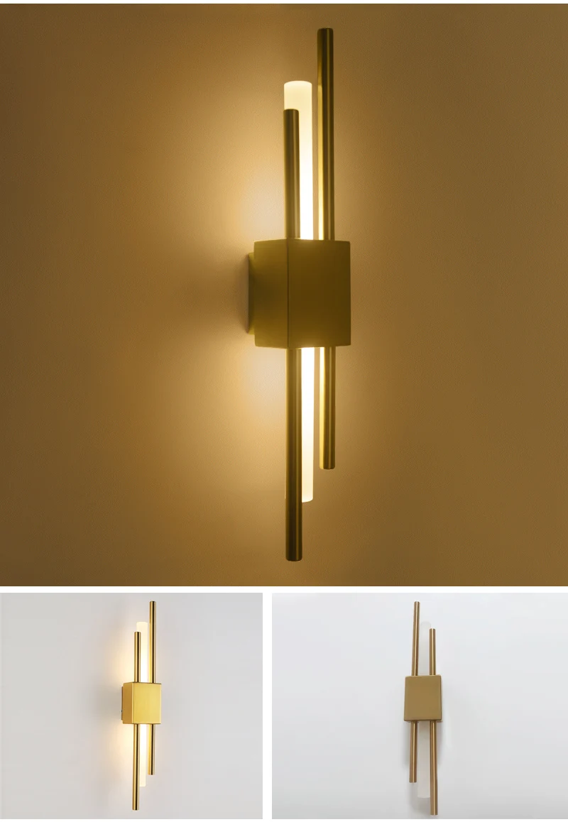 Modern Rod Shaped LED Wall Lamp