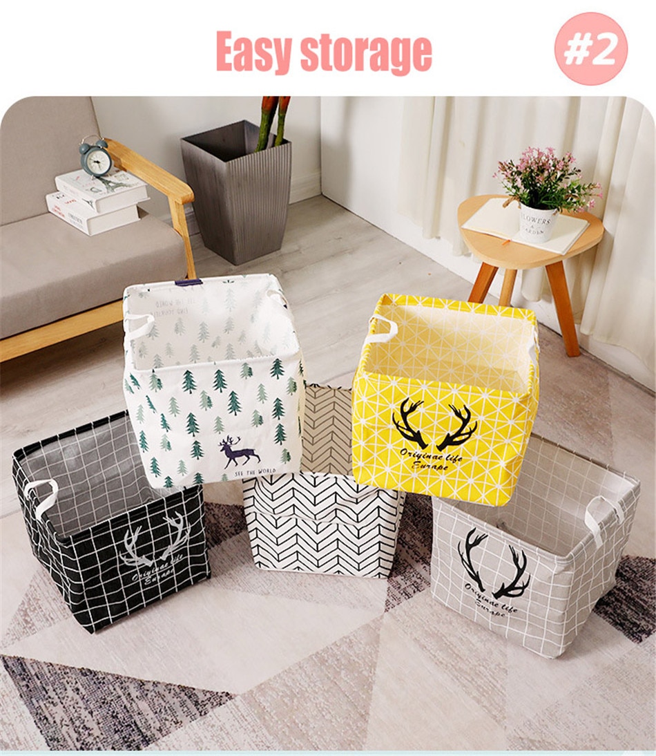 Home Folding Laundry Basket