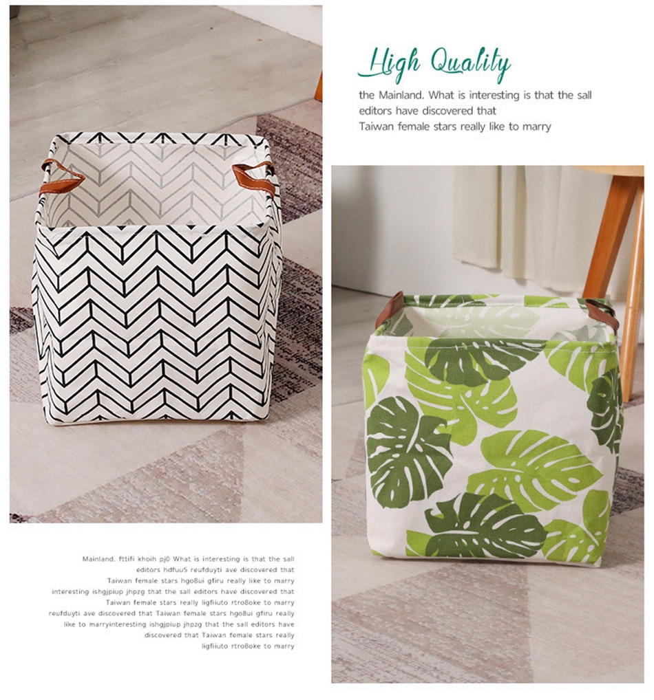 Home Folding Laundry Basket