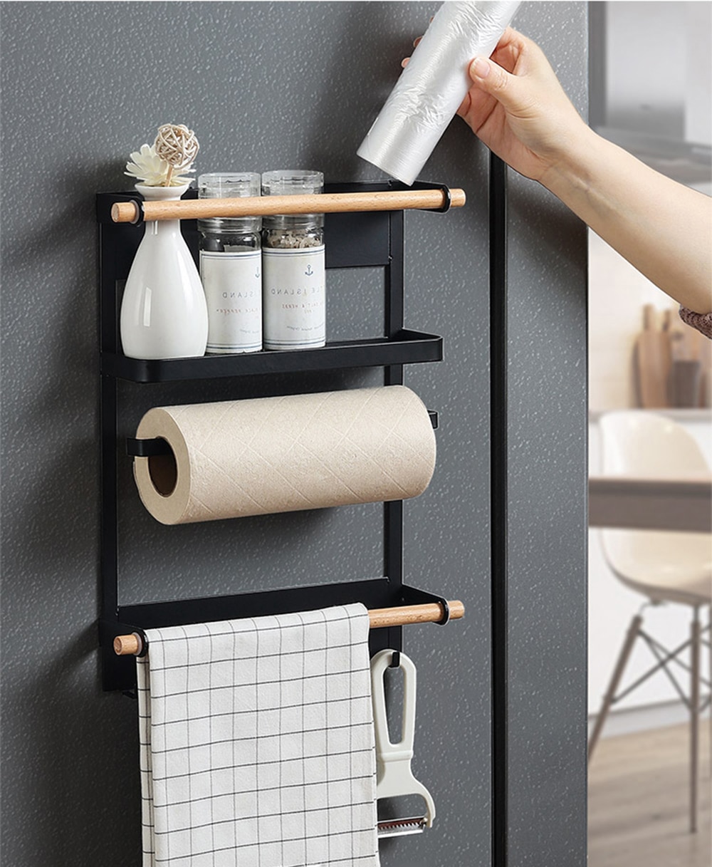 Multipurpose Magnetic Storage Rack Organizer