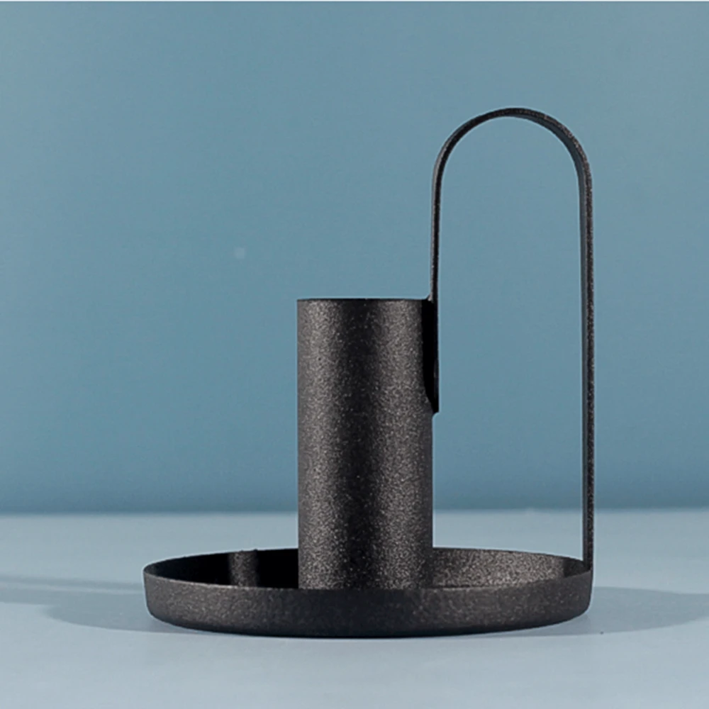 Metal Candle Holders with Handle