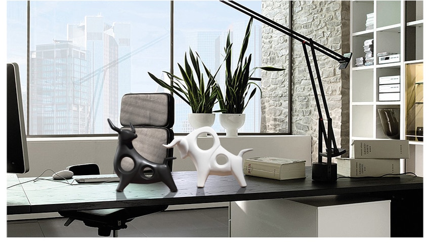 Abstract Ox Decorative Figurine