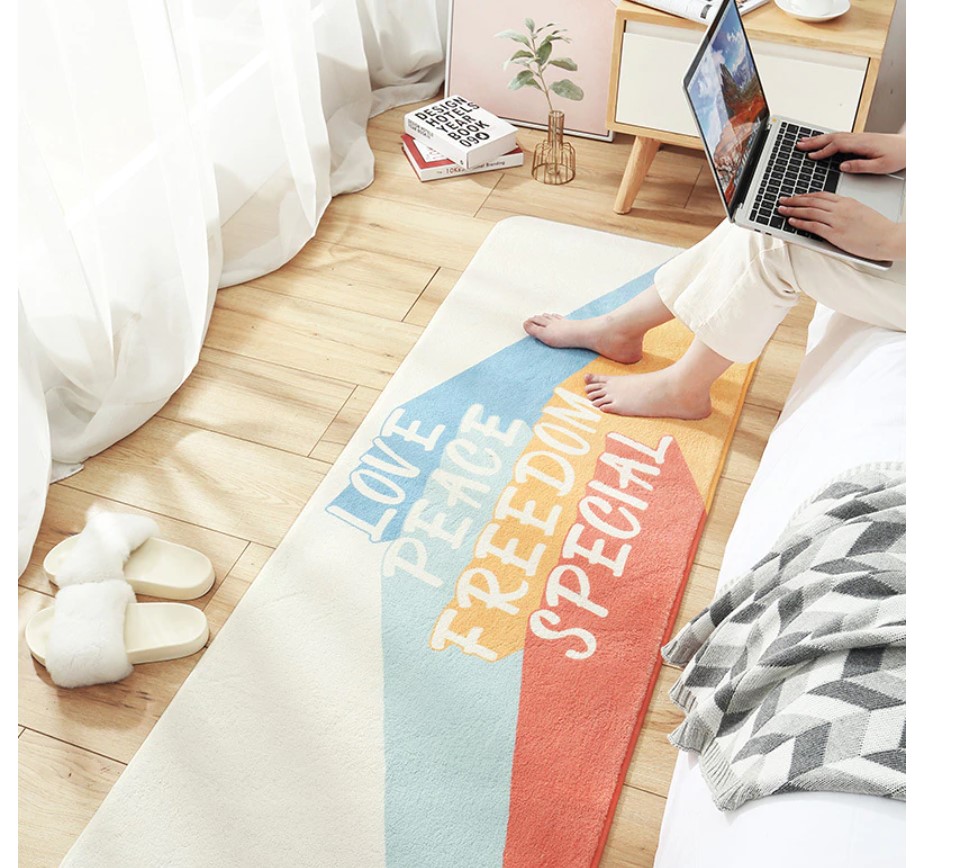 Nordic Style Colorful Print Mat