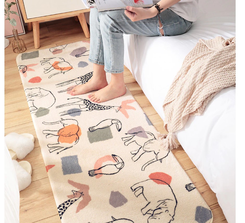 Nordic Style Colorful Print Mat