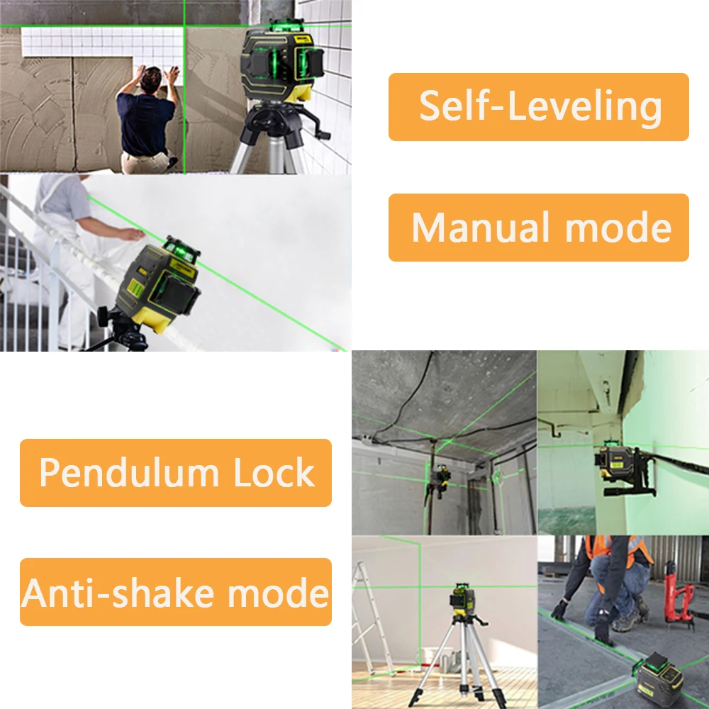 3D Green Laser Level