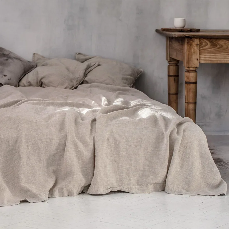 Nordic Style Linen Bedding Set