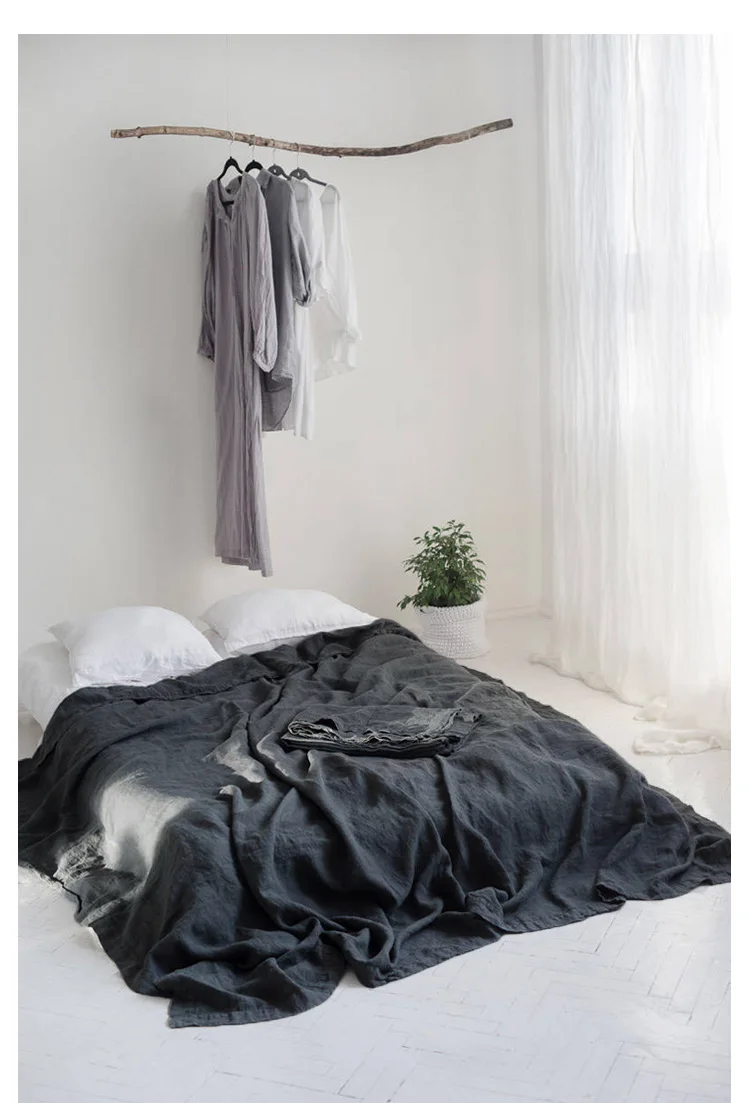 Nordic Style Linen Bedding Set