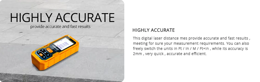 Handheld Laser Distance Meter