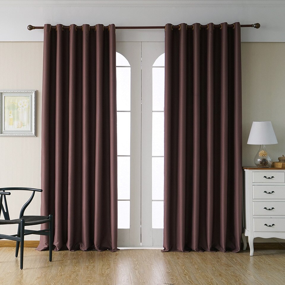 Modern Plain Curtains for Living Room