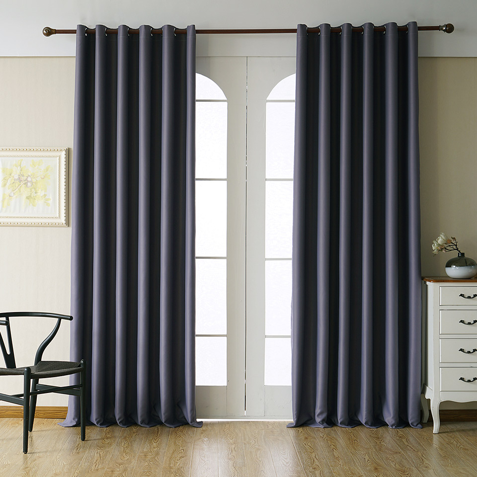 Modern Plain Curtains for Living Room