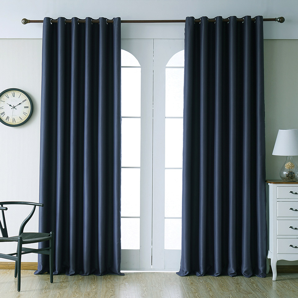 Modern Plain Curtains for Living Room