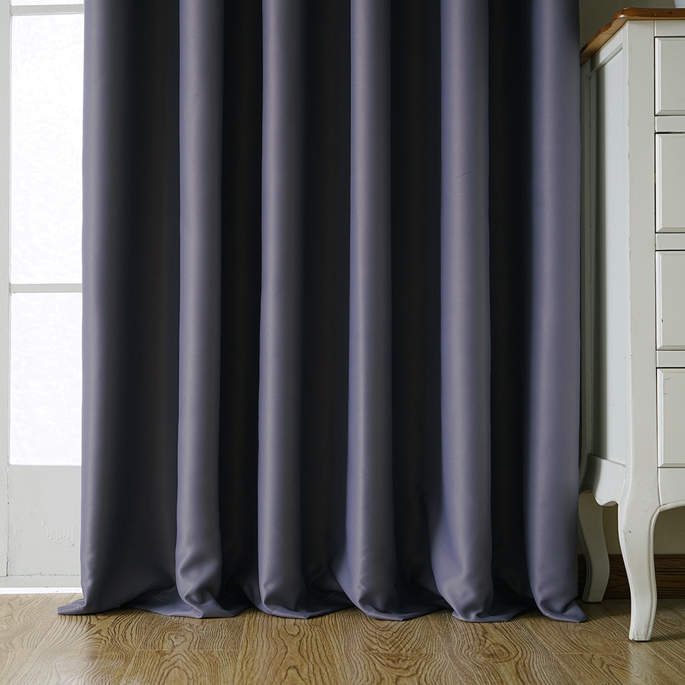 Modern Plain Curtains for Living Room