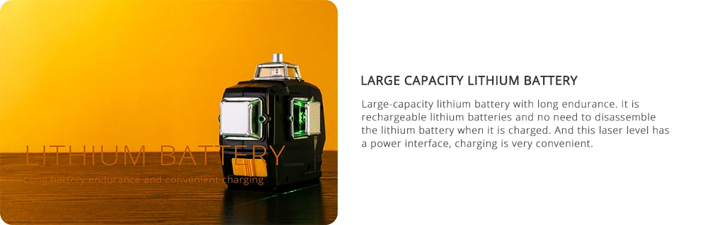 Auto Self-Leveling 3D Green Laser