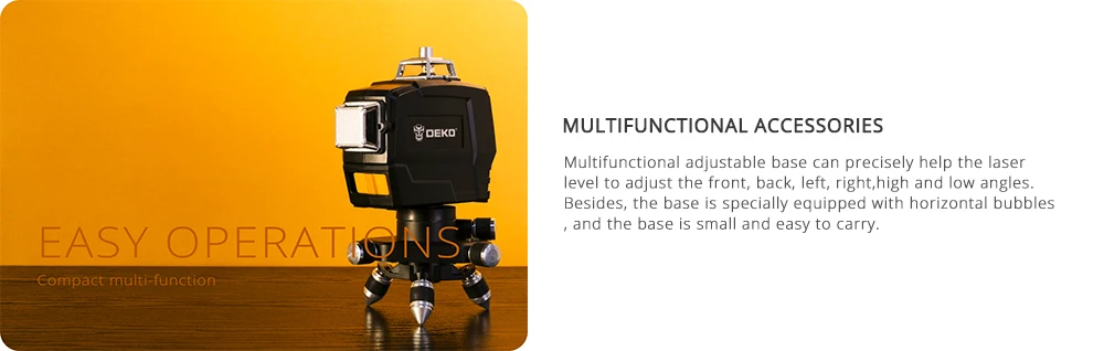 Auto Self-Leveling 3D Green Laser