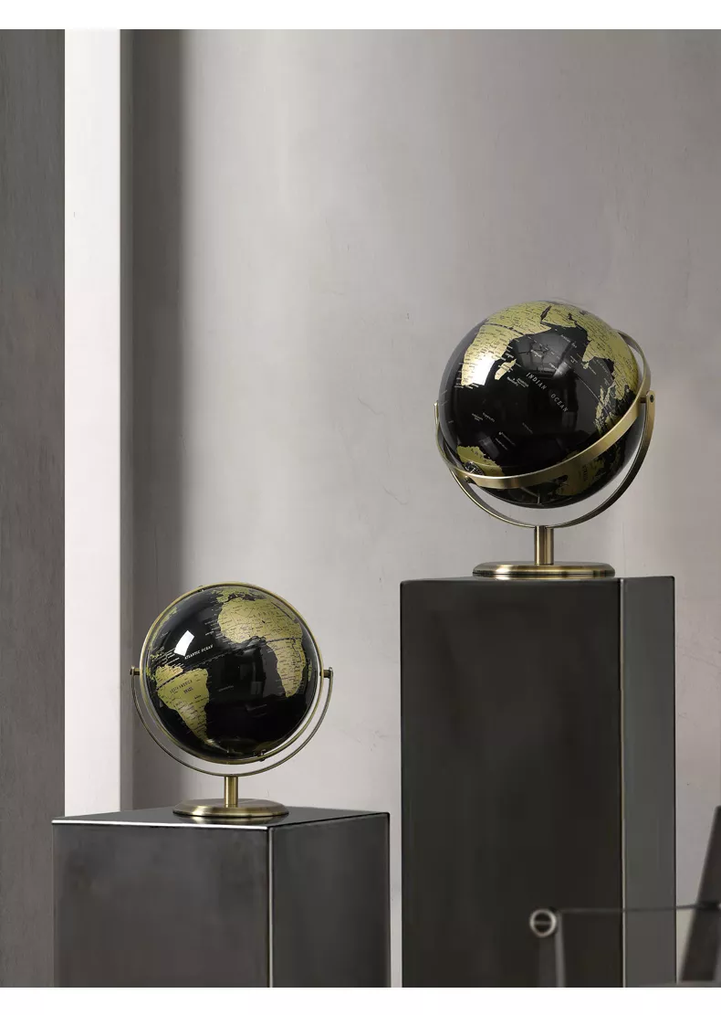 Retro Style World Globe