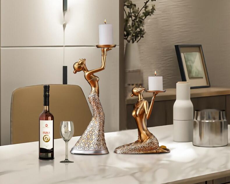 Nordic Style Candlestick for Living Room