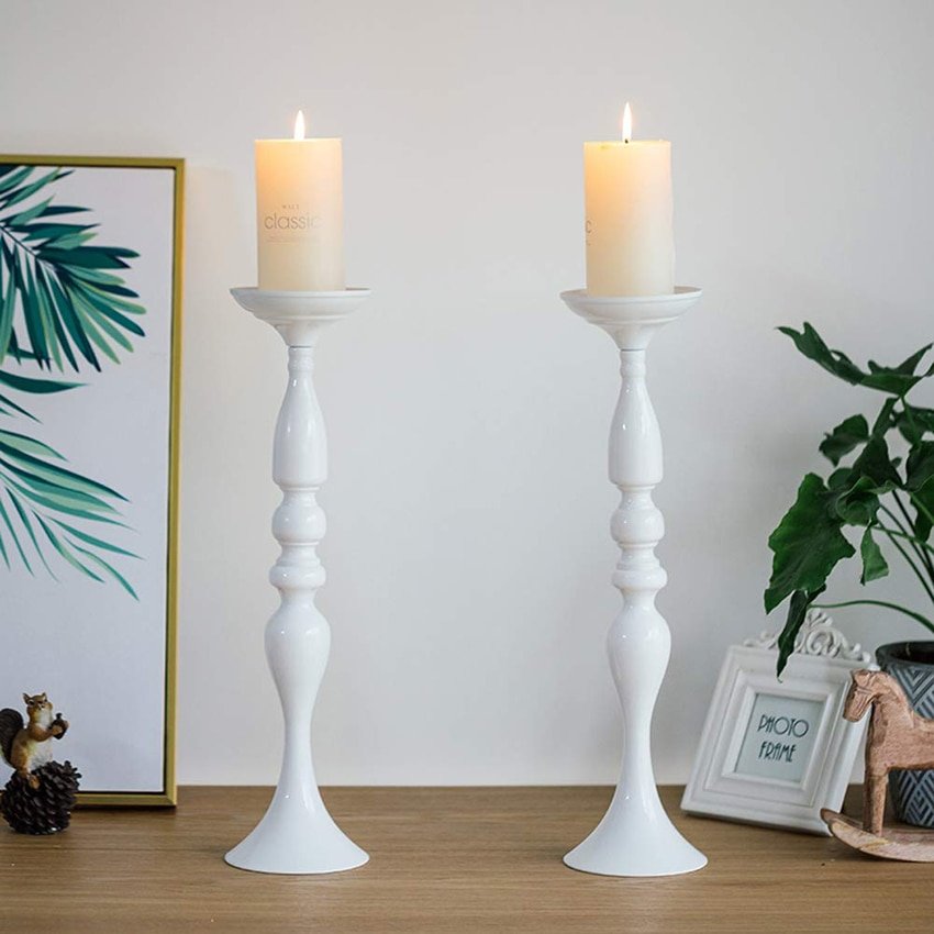 Colorful Column Shaped Candle Holder