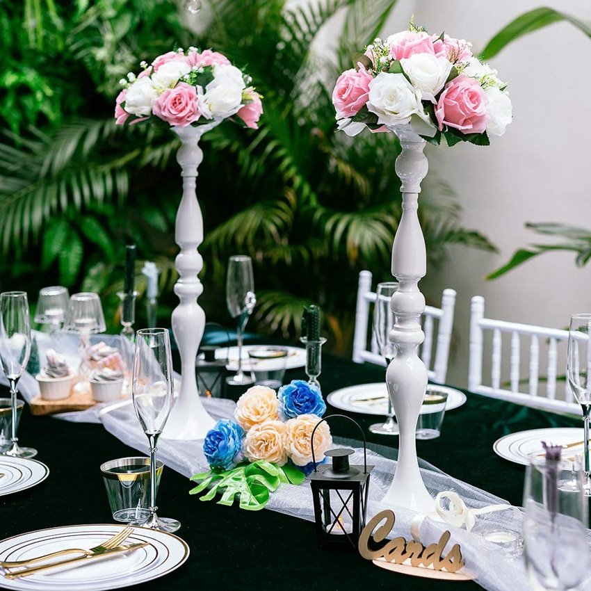 Colorful Column Shaped Candle Holder