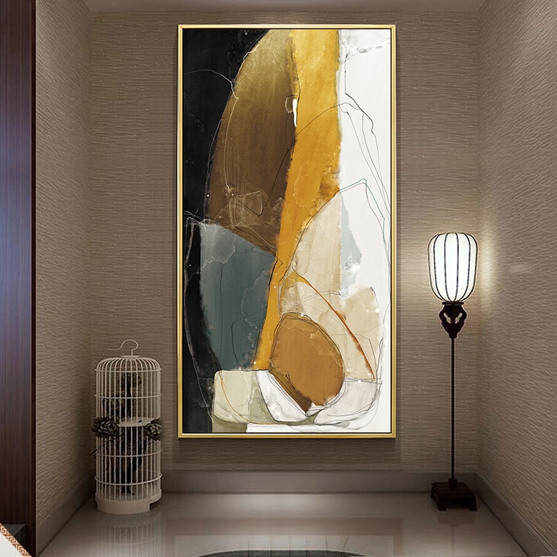 Modern Art Abstract Canvas Poster