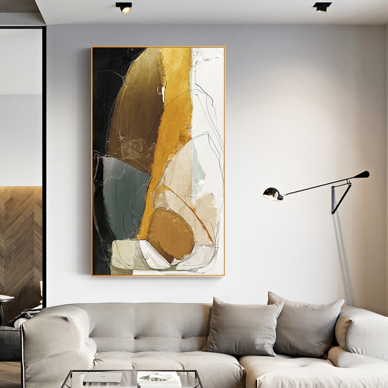 Modern Art Abstract Canvas Poster