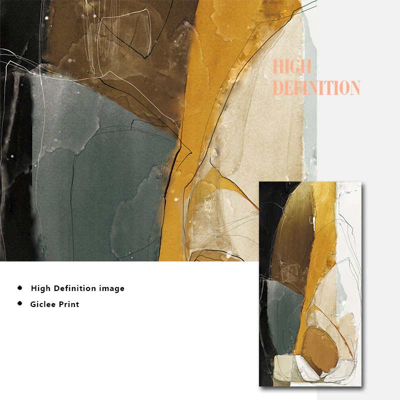 Modern Art Abstract Canvas Poster