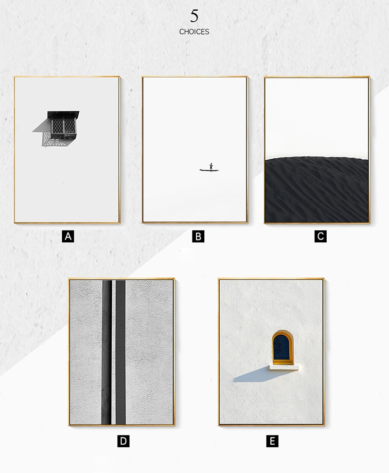 Modern Simple Style Canvas Printing