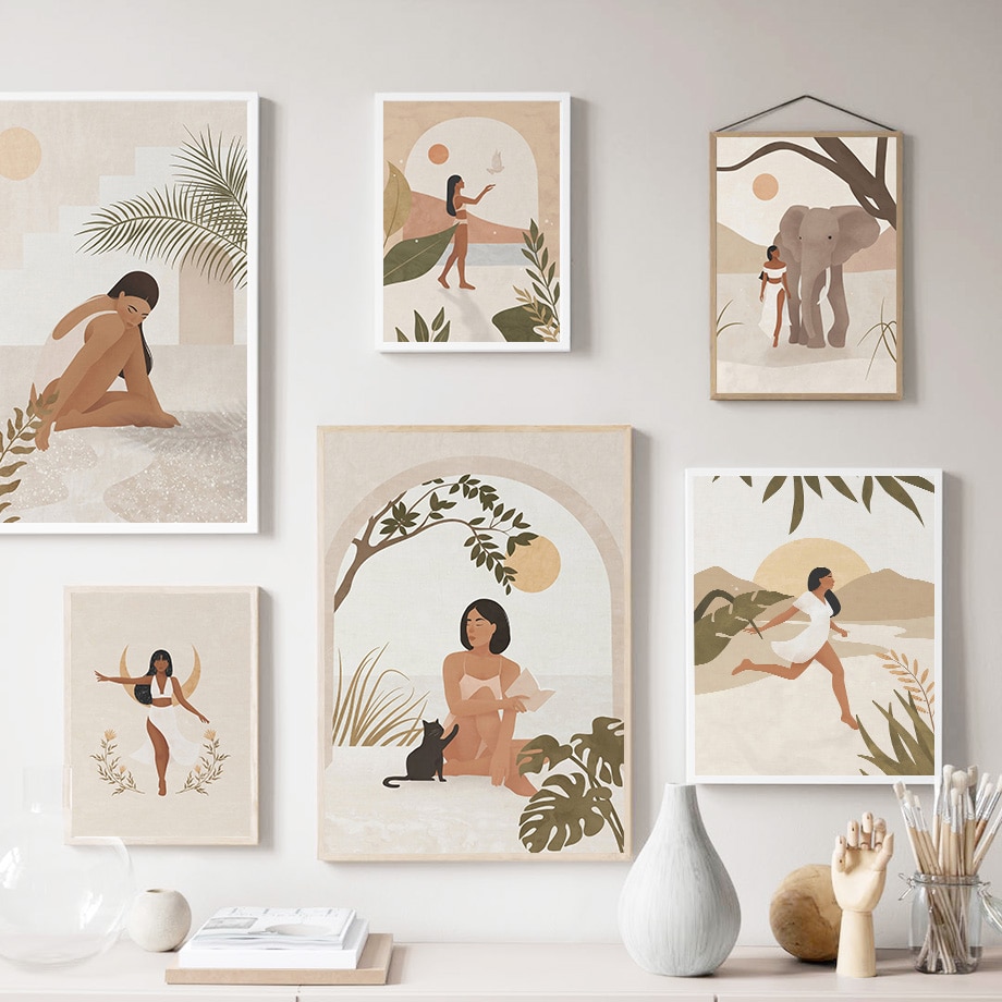 Island Girl Canvas Poster