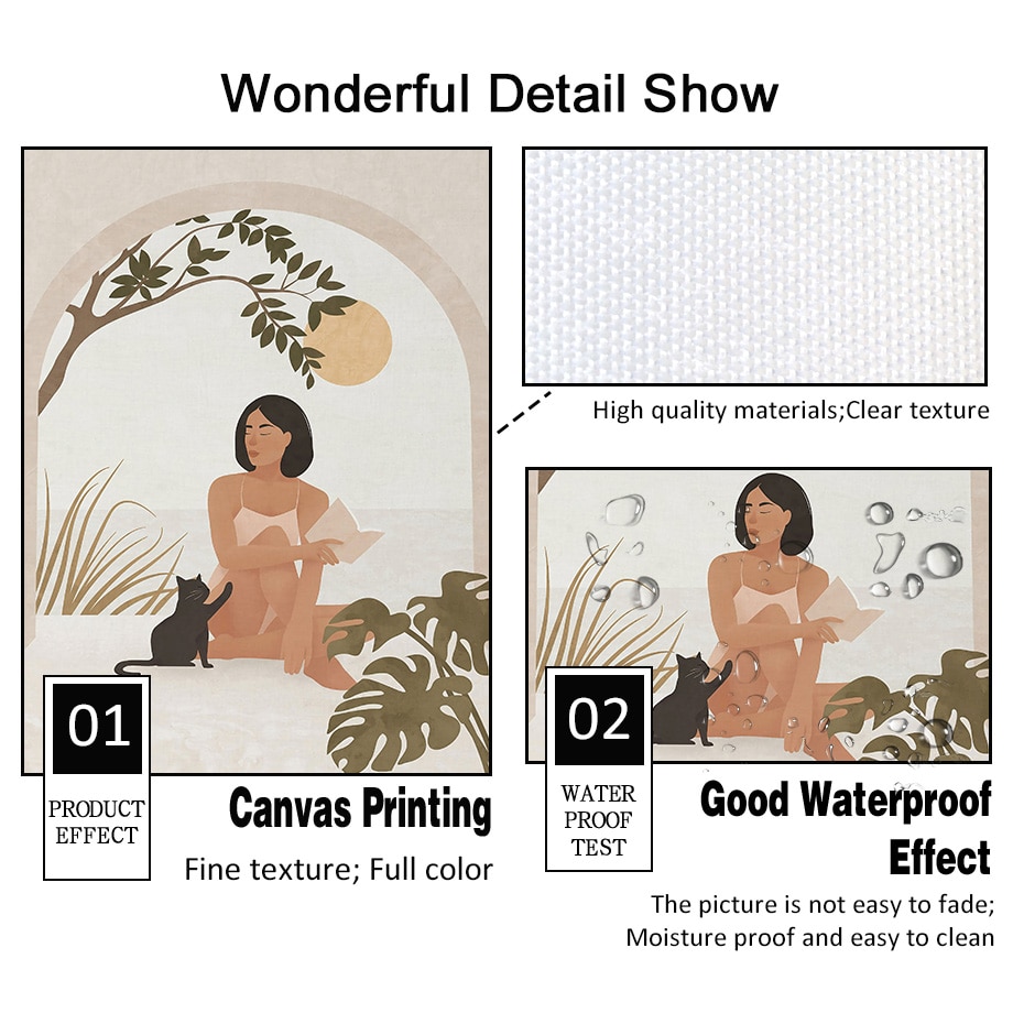 Island Girl Canvas Poster