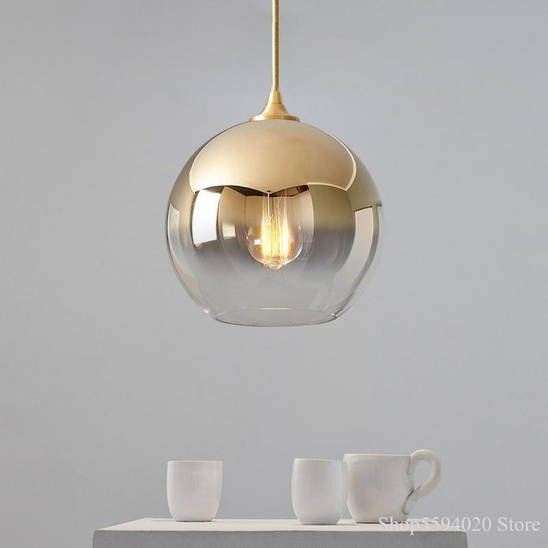 Nordic Style Champagne Pendant Lighting