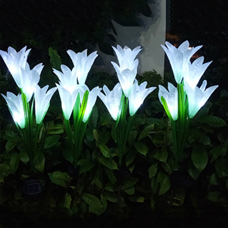 Outdoor Solar Flower Shaped Lamp
