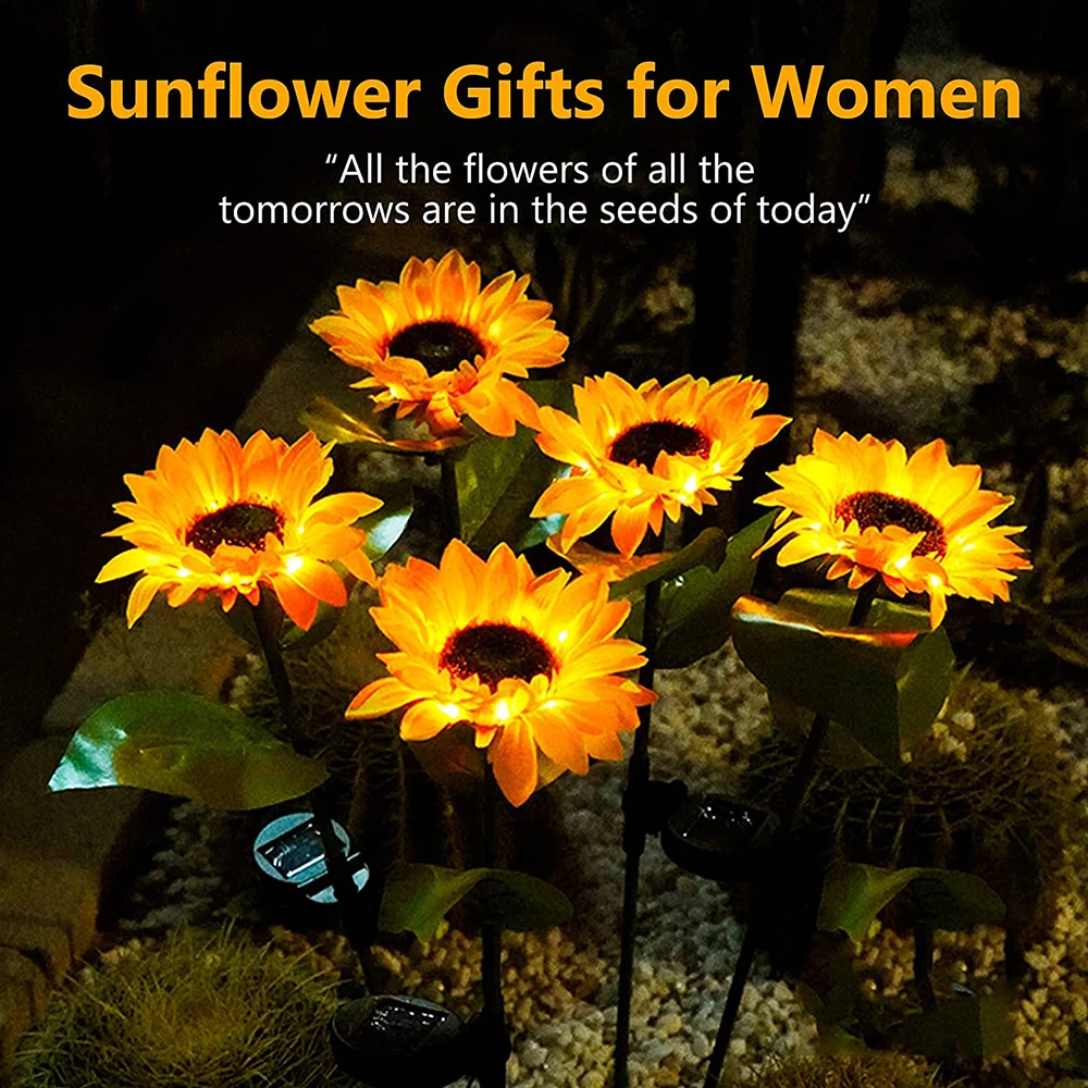 Waterproof Sunflower Garden Light