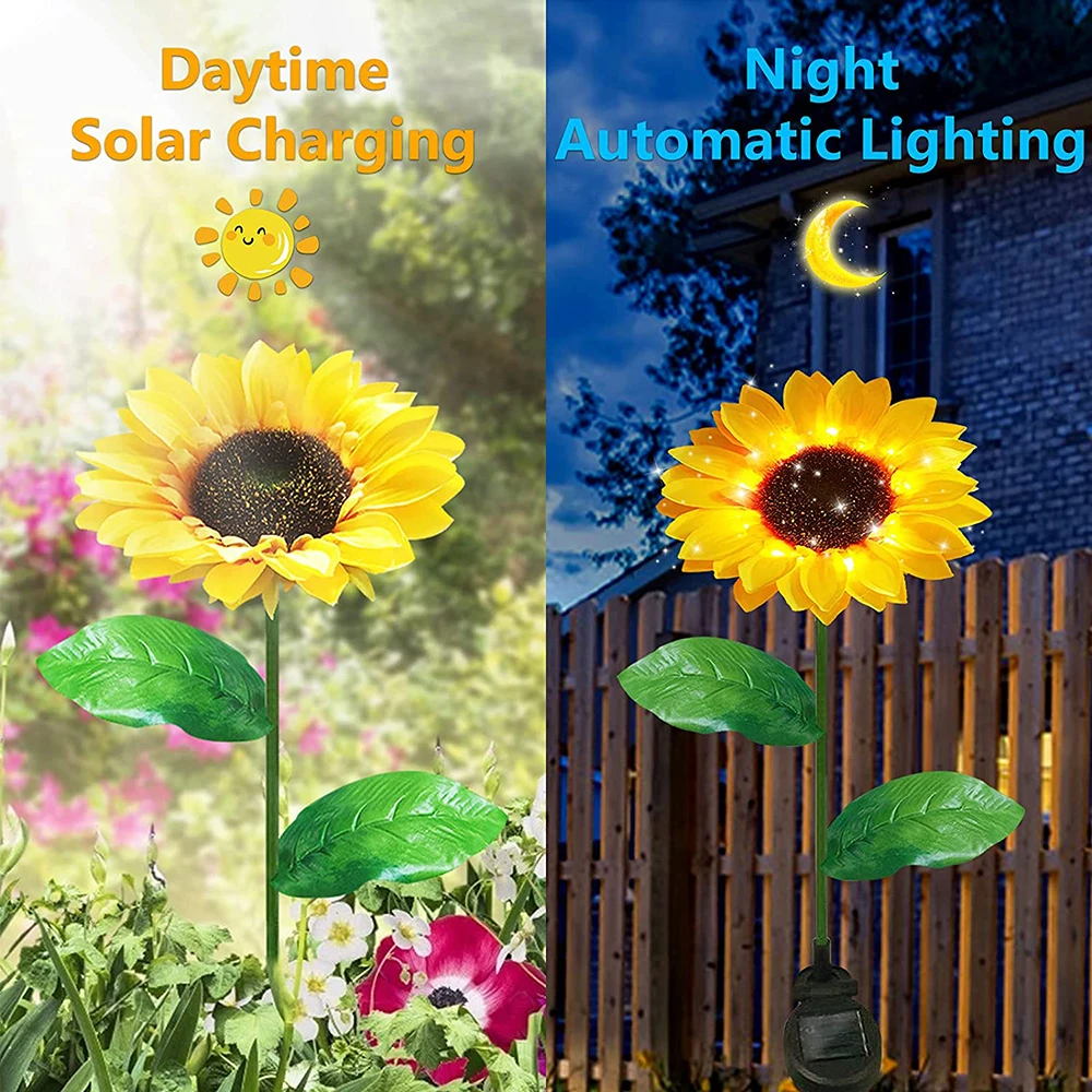 Waterproof Sunflower Garden Light