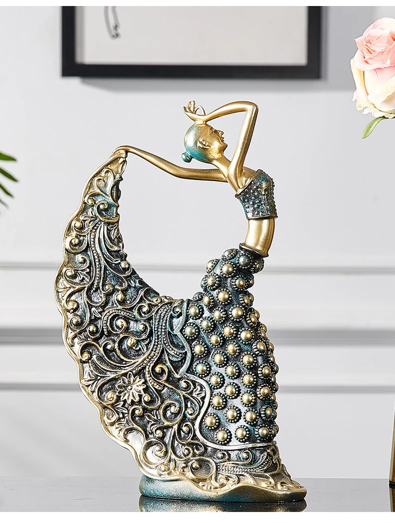 Dancing Girl Decorative Figurine