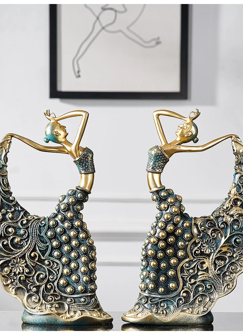 Dancing Girl Decorative Figurine