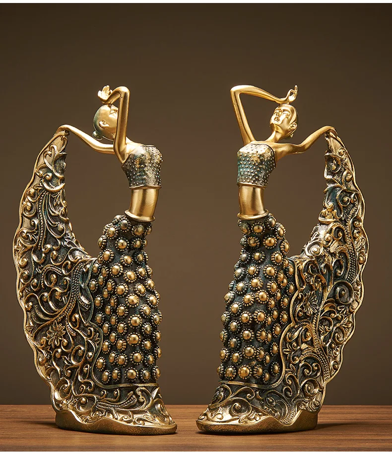 Dancing Girl Decorative Figurine