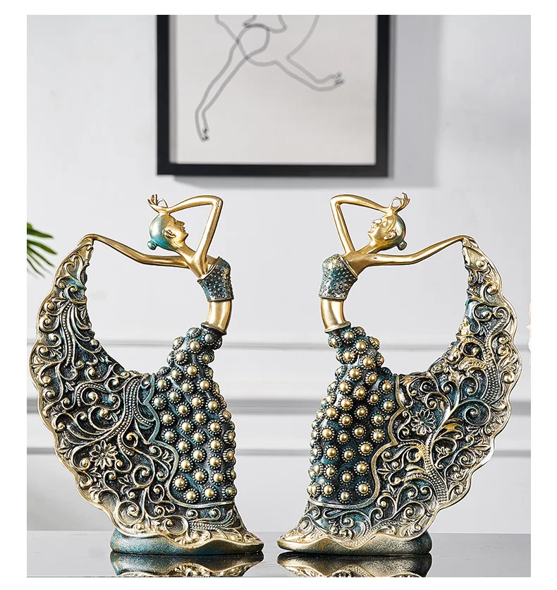 Dancing Girl Decorative Figurine